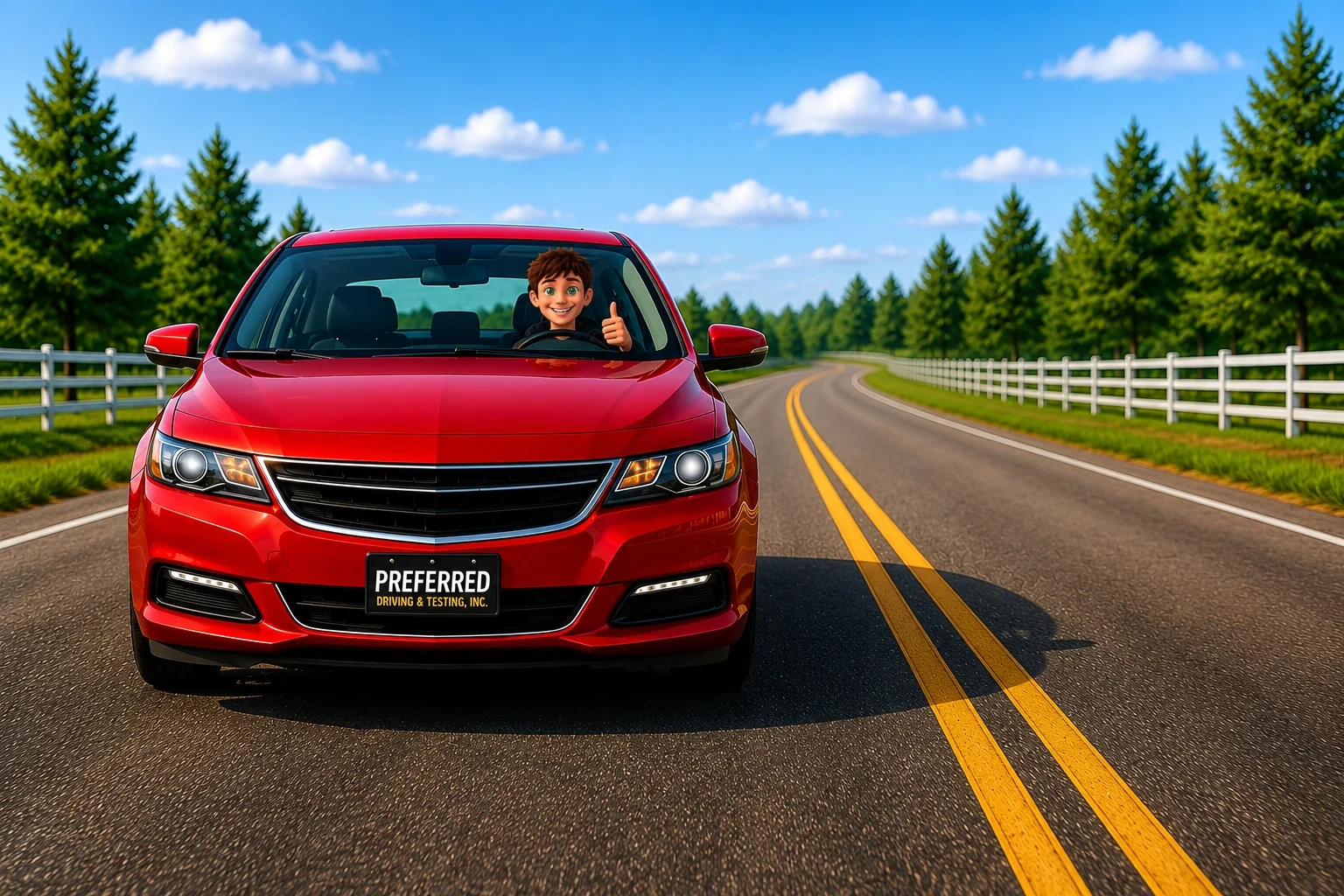 Preferred Driving & Testing student driver